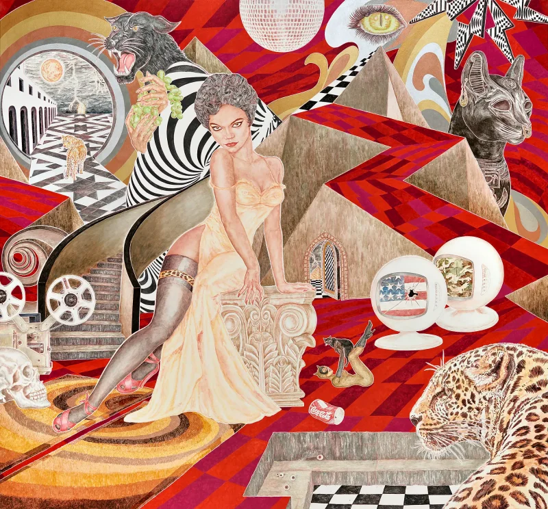 Queen of the Nightclubs (2023) 250cm x 270cm